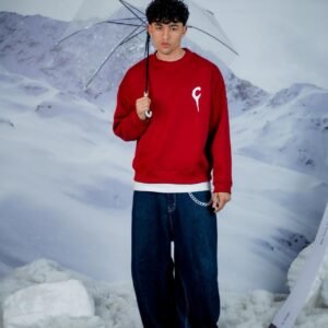 red crewneck box fit comodo